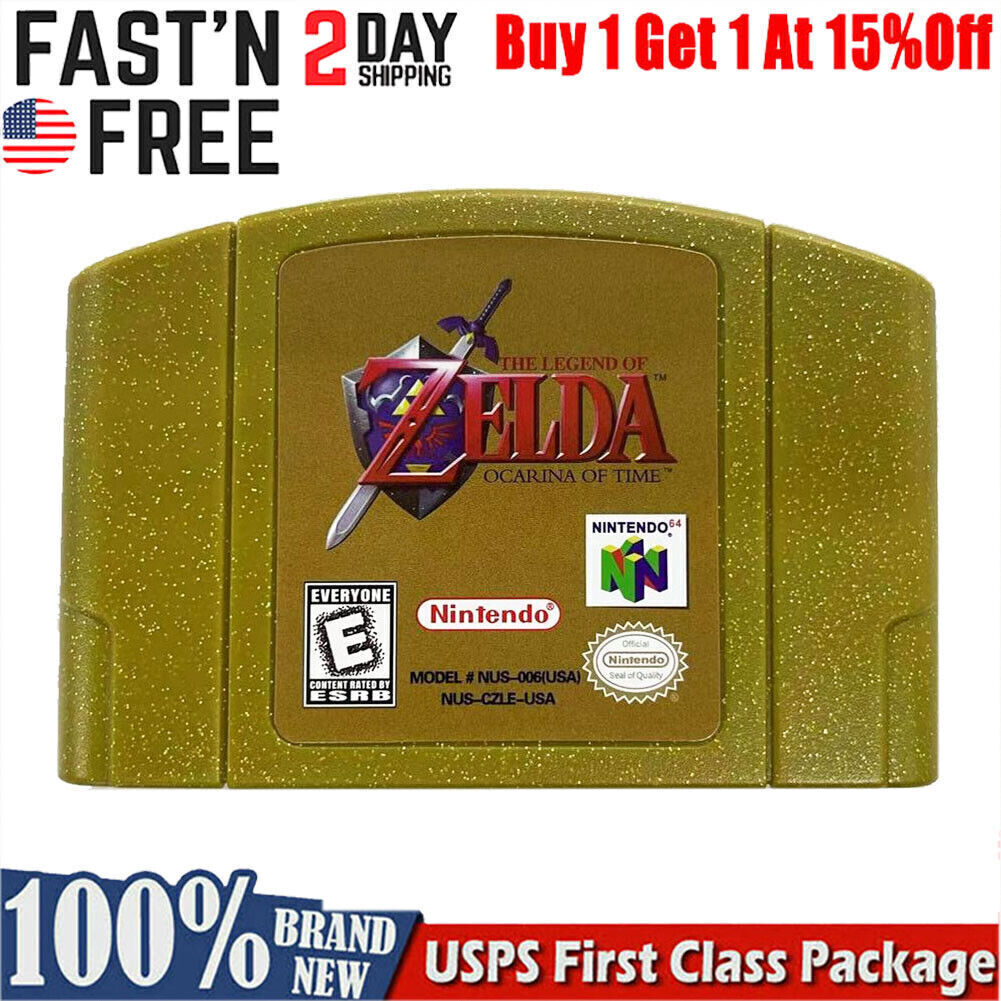 Legend of Zelda Ocarina of Time Cartridge Console Video Game Nintendo