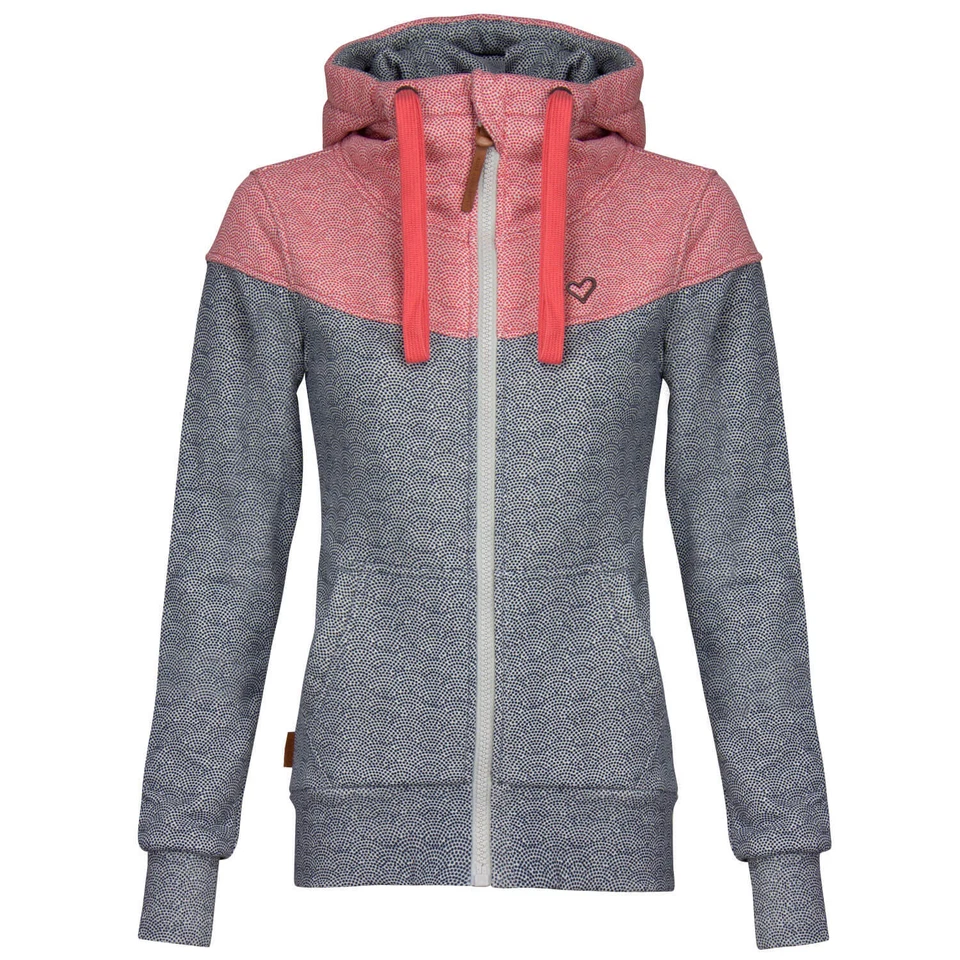 ALIFE AND KICKIN Damen Sweatjacke Kapuze Pullover Sweater Übergang Hoodie