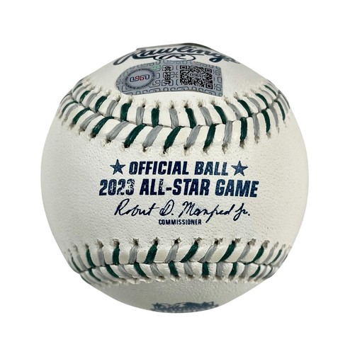 ELIAS DIAZ SIGNED Autographed O.M.L. BASEBALL 2023 All-Star Game ROCKIES BECKETT - Picture 8 of 11