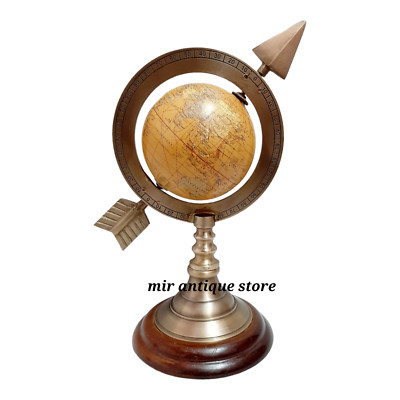 World Globe Table Top Decor Sphere Desk Decor Astrolabe World Globe Home Decor