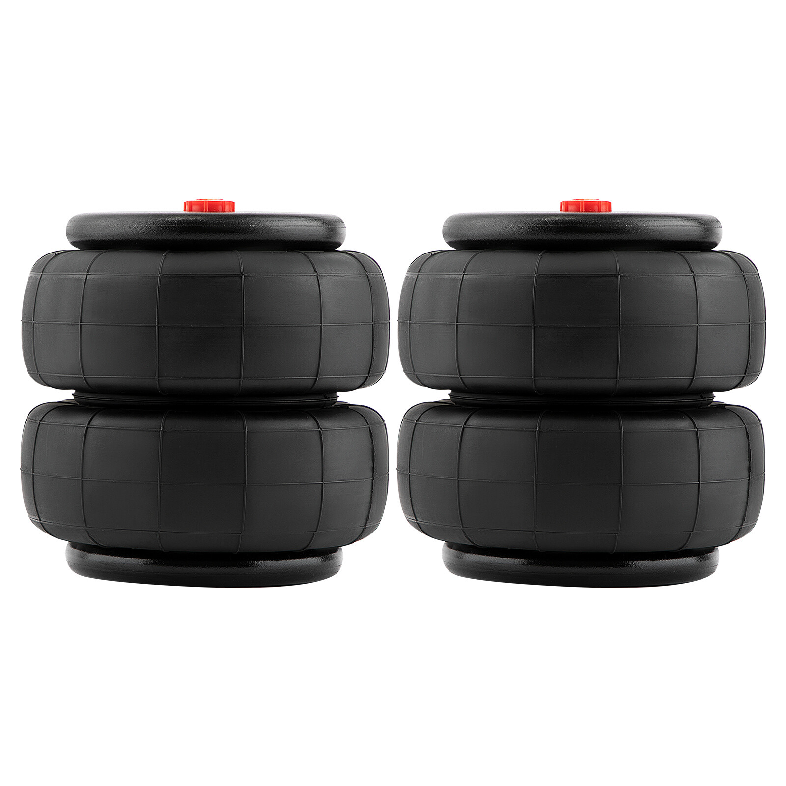 2x 2600lbs Air Springs Suspension Bags Single Port 1/2