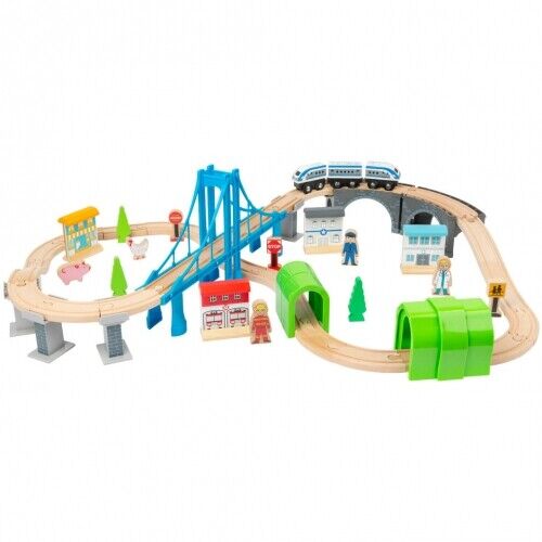 Wooden Train Bridge