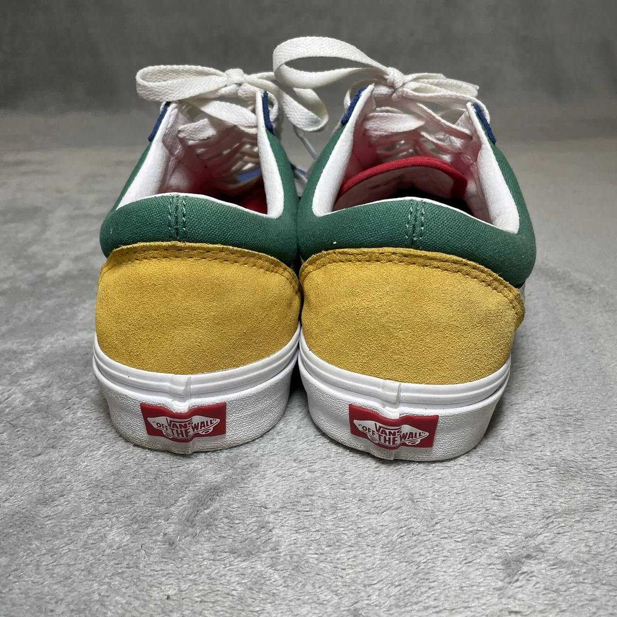 Vans bleu shop vert rouge jaune