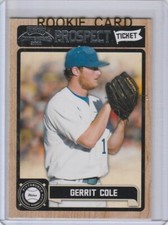 GERRIT COLE ROOKIE CARD 2011 Playoff Contenders PROSPECT TICKET Baseball RC