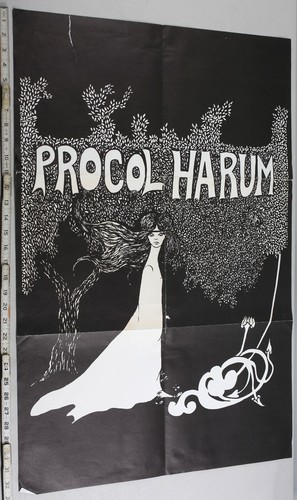 Poster Inserto Album Originale Vintage Procol Harum 1967