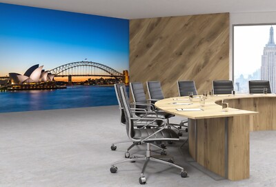 3D Sydney Opera House A325 Business Wallpaper Wall Murals Self-adhesive Commerce