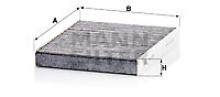 Mann-Filter CUK 2335 KIT Filter, Innenraumluft FÜR Fiat Lancia UAZ