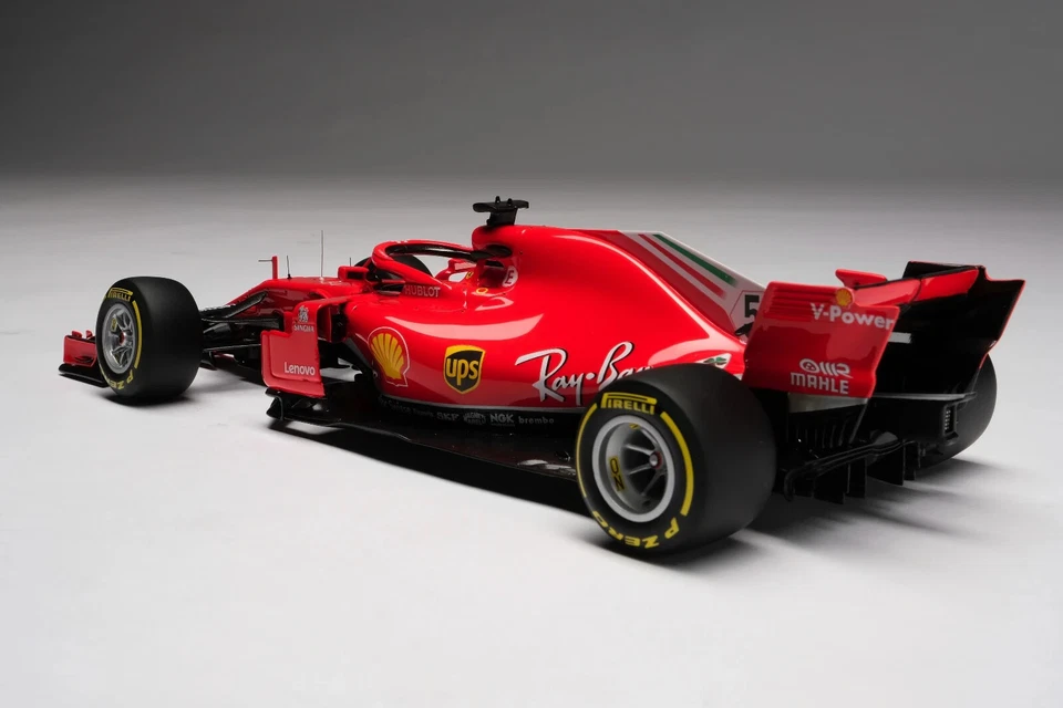 New Amalgam Ferrari SF71H Sebastian Vettel 1:18 Model Car Red M5999 KidBX - Image 3 of 4