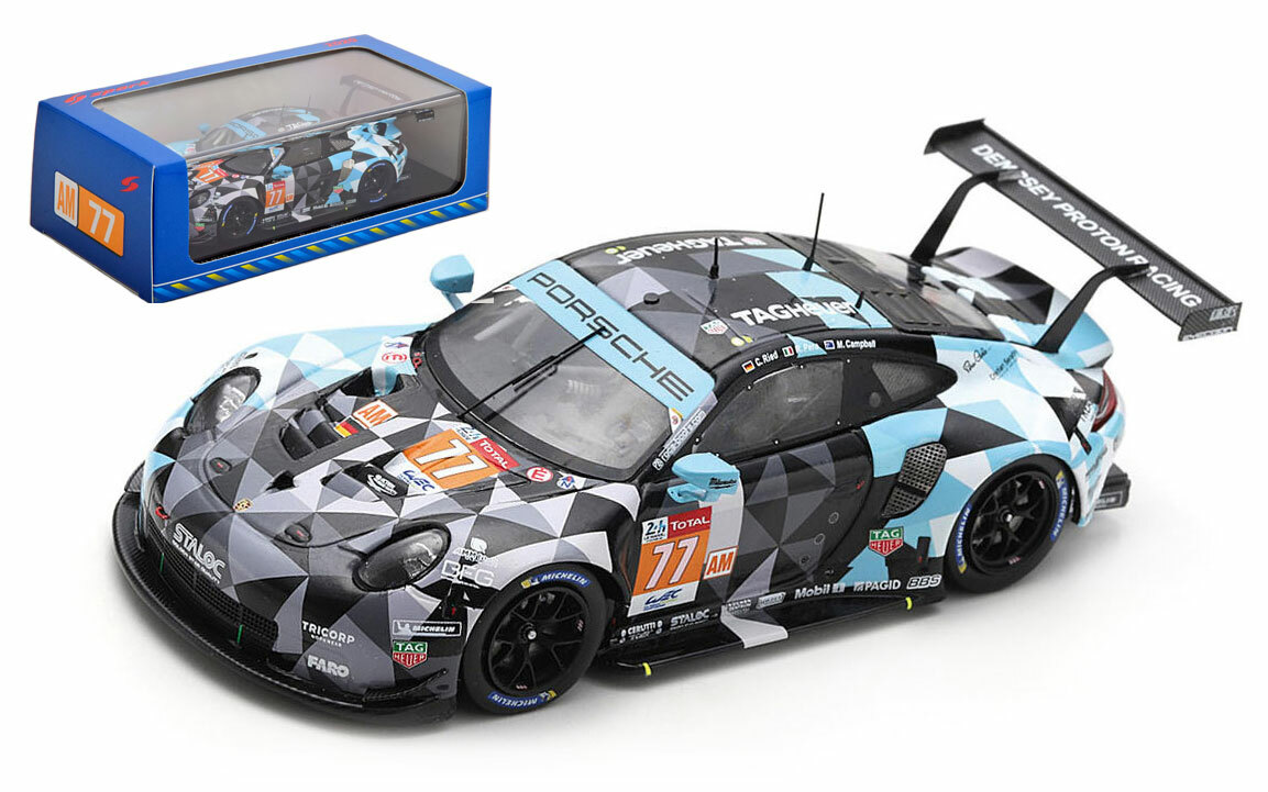 Spark S7989 Porsche 911 RSR #77 'Dempsey-Proton' Le Mans 2020 - 1/43 Scale