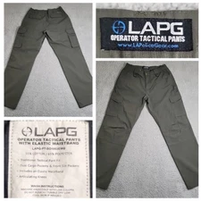 LAPG Tactical Elite Urban Ops Olive Green Men's 36x34 Cargo Pants Elastic Waist