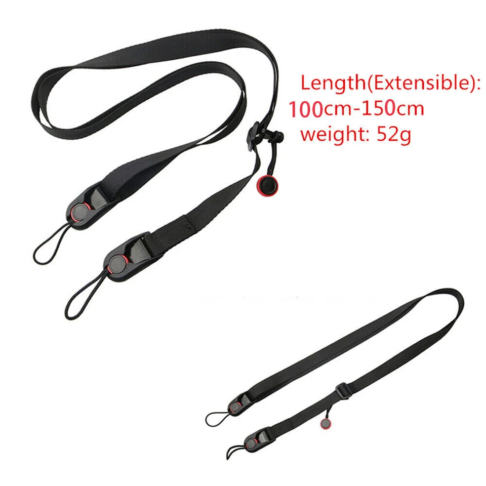 Camera Strap Universal Adjustable Durable for DSRL Compact Shoulder Fast Release - Image 2 of 4