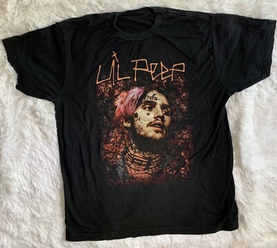 Lil Peep Tシャツ ブラックS〜Msize Lil Peep Come Over When Your Sober Pt.2 Black Official T Shirt