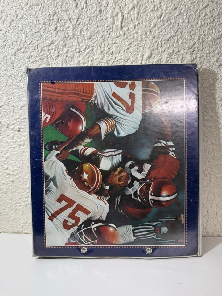 Cuaderno de colección de los 80 hidromiel touchdown fútbol americano deportes trampero guardián NFL Foto 2 de 4
