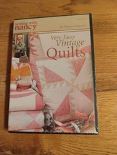 Very Easy Vintage Quilts DVD | Brand New Sealed | Sewing With Nancy 2004