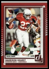 2025 Donruss #66 Garrison Hearst Press Proofs Red