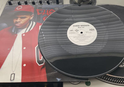 Chris Brown - Run It OG 2005 Press 12'' PROMO In Picture Cover NM/VG+