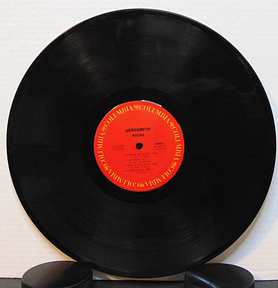 Aerosmith - Rocks - 1976 Columbia PC-34165 Hard Rock Vinyl LP Record Album - Image 3 of 4