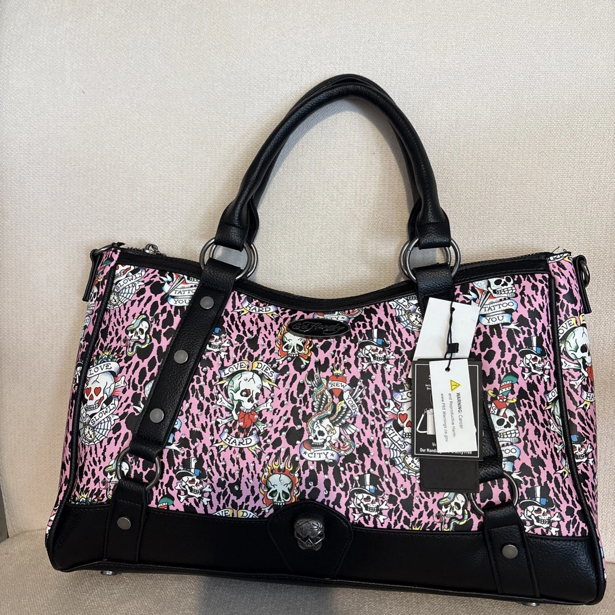 Ed Hardy Leather Exterior Medium Bags & Handbags for Women for