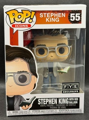 Funko POP!  Icons: Stephen King w Red Balloon - FYE Excl 55 IT vinyl figure