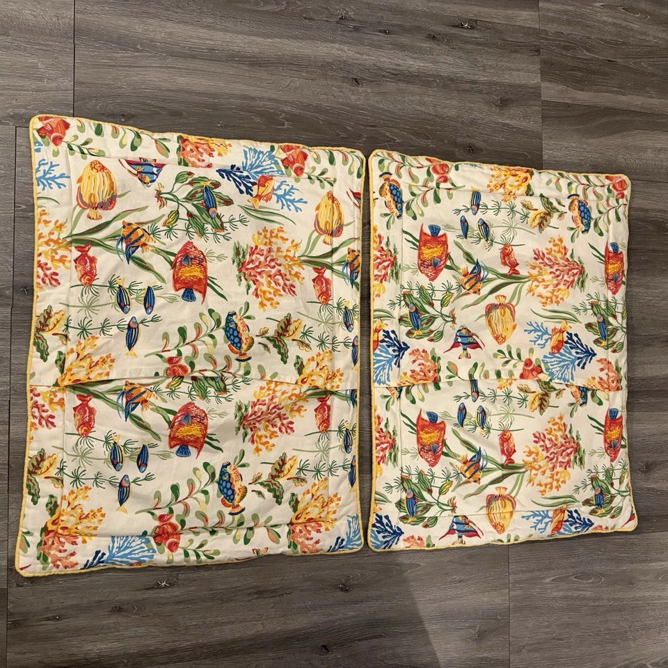 Pair of Thomasville At Home In The Sea Shams - Image 2 of 4