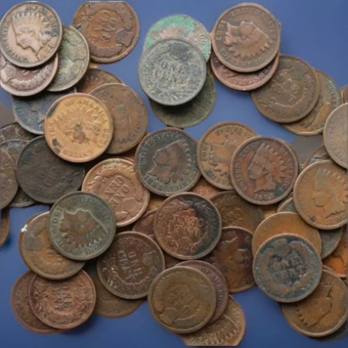 INDIAN HEAD CENT Bulk Lot (10 COINS ) -Cull/Ugly -💥💥BARGAIN GRAB 💥💥