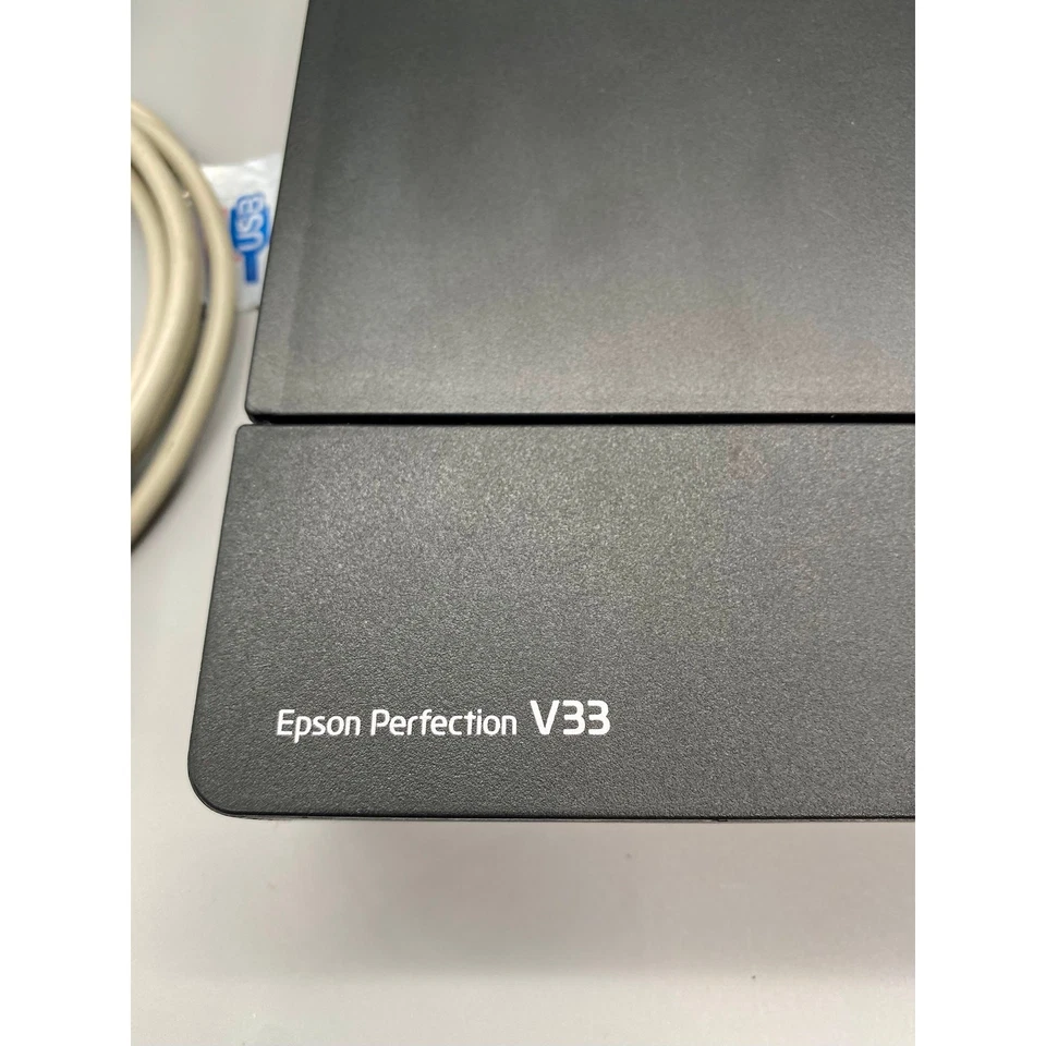Epson Perfection V33 Flatbed Scanner USB with Power Adapter Tested & Works Great - Image 2 of 4
