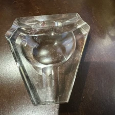 Vintage Crystal Pipe Holder Ashtray