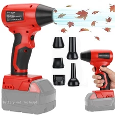 210W Handheld Cordless Turbofan Blower for Milwaukee 18V Battery with 5 Nozzles