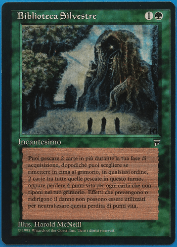 Sylvan Library Legends (ITALIAN) NM Green Uncommon CARD (507818) ABUGames - Picture 1 of 2