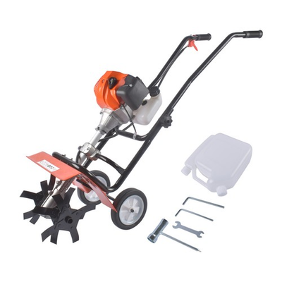 #ad #ad Tiller Cultivator Gas Powered 31 43 52 63CC 2 4 Stroke Garden Cultivator $151.20
