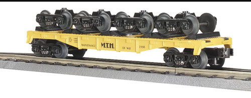 Coche plano de transporte calibre O MTH RailKing 30-7669 con 4 camiones de carga - Nuevo^ | Zustand: New