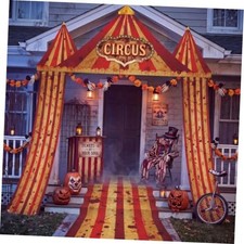 4 Pcs Circus Tent Decorations Carnival Halloween Party Horror