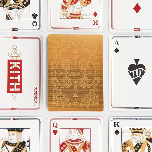 NEW! 2026 Kith Treats Golden Paisley Poker Cards - Gifting - Picture 1 of 7