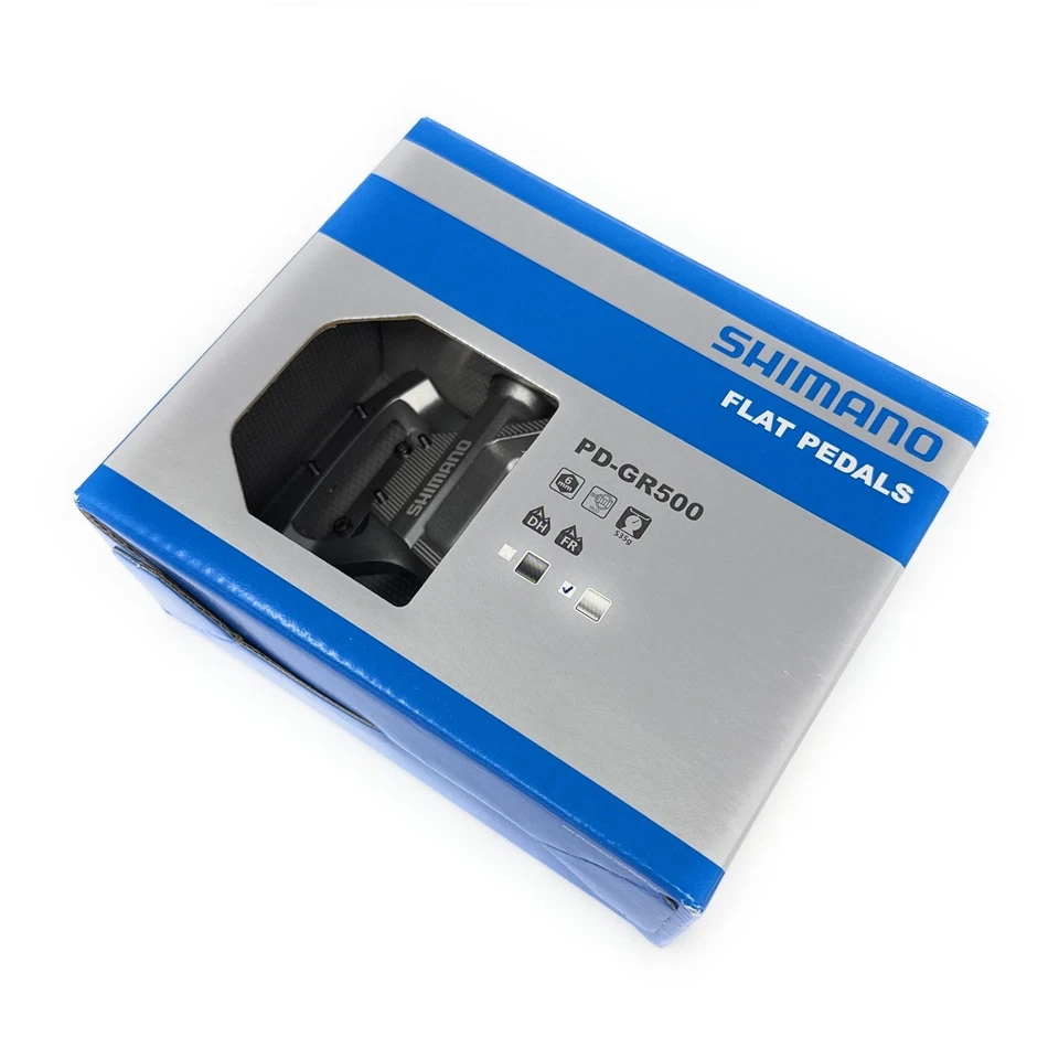 Shimano PD-GR500 Flat Pedals For Mountain Bike Off-Road Silver All New In Box - Image 4 of 4