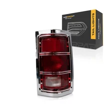 CH2809104 Fits 1981-1987 Dodge Pickup Passenger Side Chrome Tail Light Lens