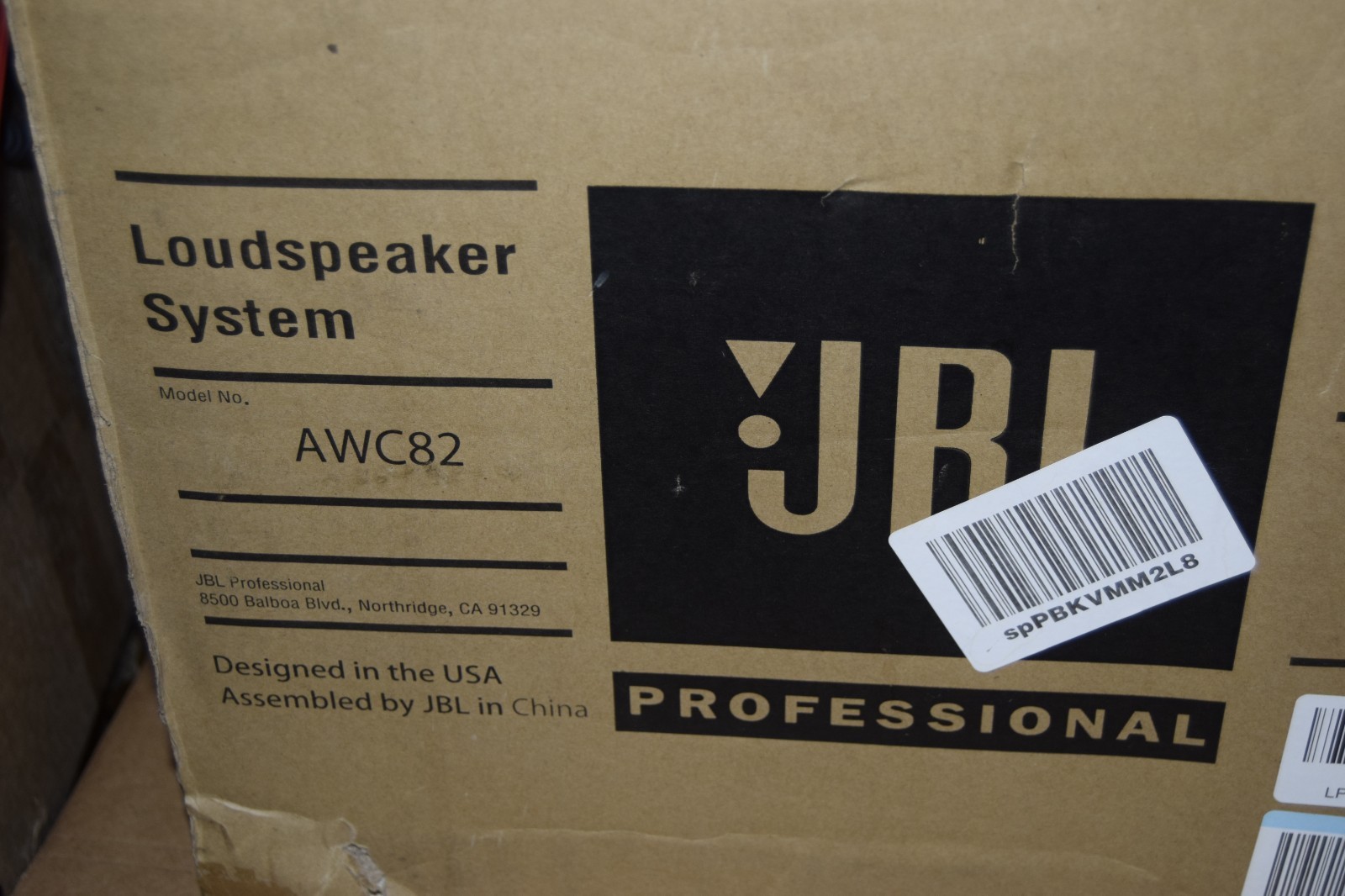 New! JBL White Surface Mount Indoor/Outdoor Commercial Speaker AWC82 / 200 Watt