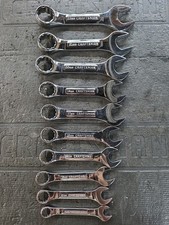 10pc Craftsman Usa Vv Metric Stubby Combination Wrench Set