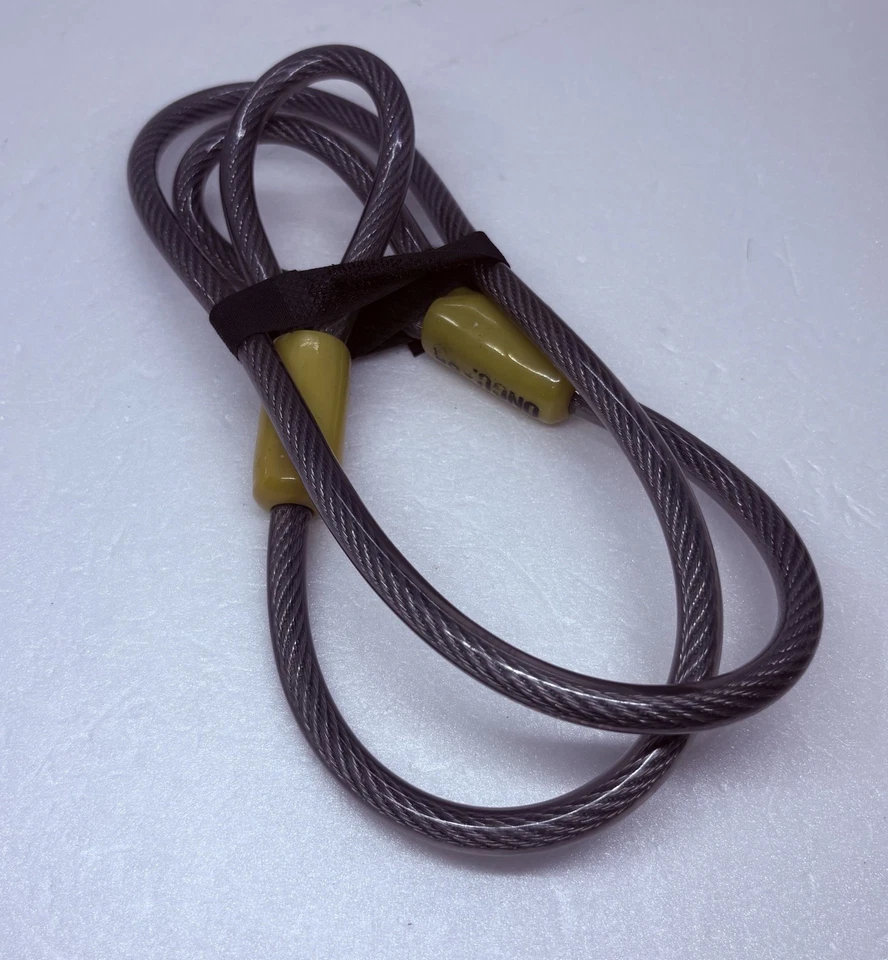 OnGuard Akita Bike Cable 4' x 10mm, Gray/Orange Thick Heavy Duty Safety 34 - Image 3 of 4