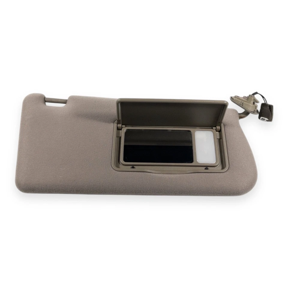 Hyundai XG350 2002-2005 pasajero lado derecho parasol marrón tostado tela iluminada Foto 4 de 4