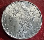 1884 Morgan Silver Dollar. Better Grade. Free Shipping