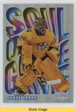 2023-24 Skybox Metal Universe Soul of the Game Juuse Saros #19 READ 1e7g
