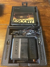 Vintage Escort Radar Detector Complete Set Hard Case Manual Fuses Tested Working