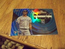 MJ MELENDEZ ROOKIE BLUE   2022 TOPPS GENERATION NOW  BASEBALL CARD # GN-90