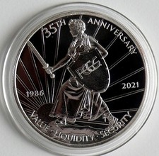 Niue 2 Dollars 2021 35th Anniversary of PCGS, 1 oz Silver 108.62 per troy oz