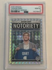 2025 Panini Mosaic JAXSON DART Nororiety Mosaic #11 GIANTS PSA GEM MT 10