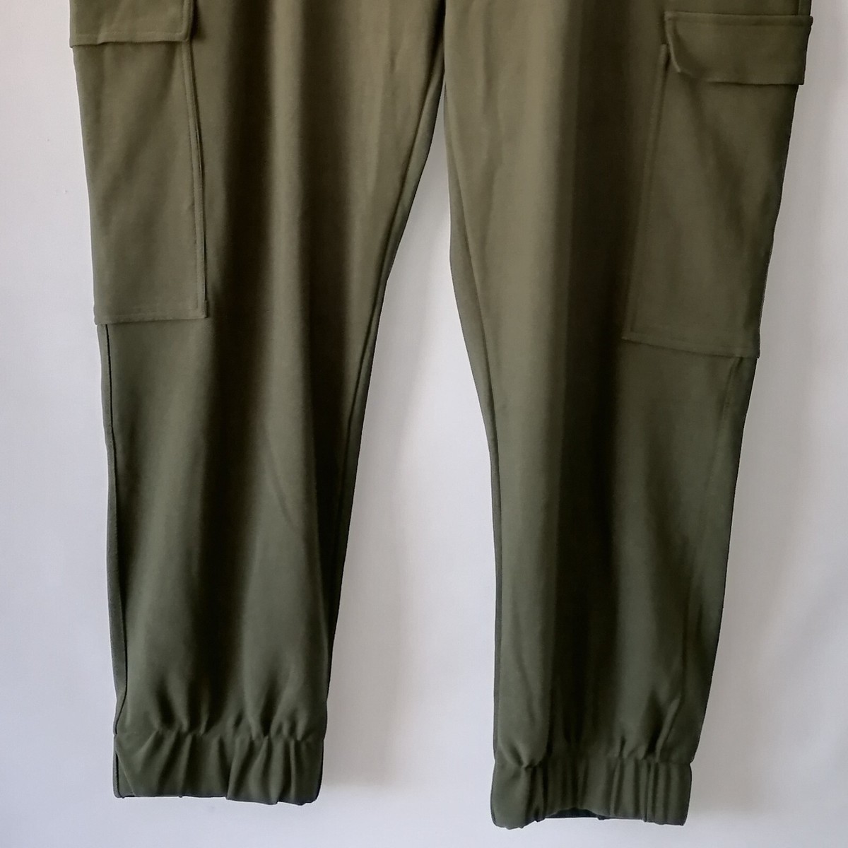 NWT Liv & Lucy Womens Olive Green Drawstring Waist Tapered