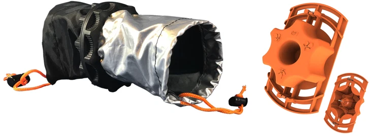 Secret Jardin Kabelloch 70mm doppelt Kabeldurchführung für Growbox Systeme