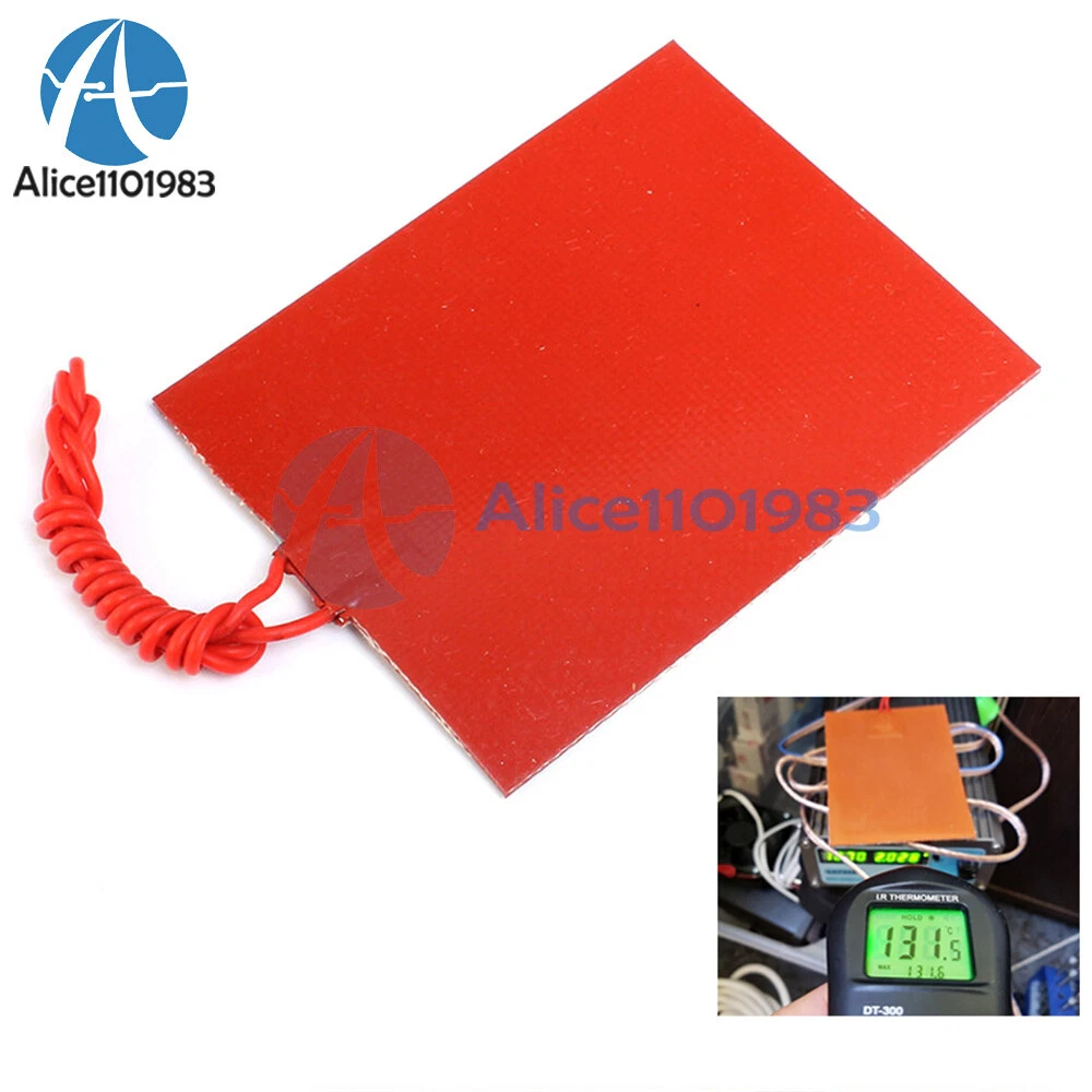 12V 12W / 25W Silicone Rubber Heating Panel Constant Temperature Heater  Plate | eBay