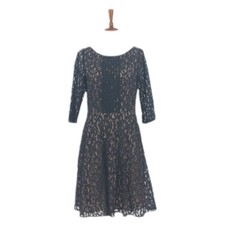 Nine West Black Lace Dress Size 10