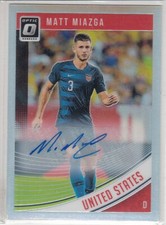 2018-19 Panini DONRUSS Soccer OPTIC MATT MIAZGA PRIZM SP Auto USA AUTOGRAPH